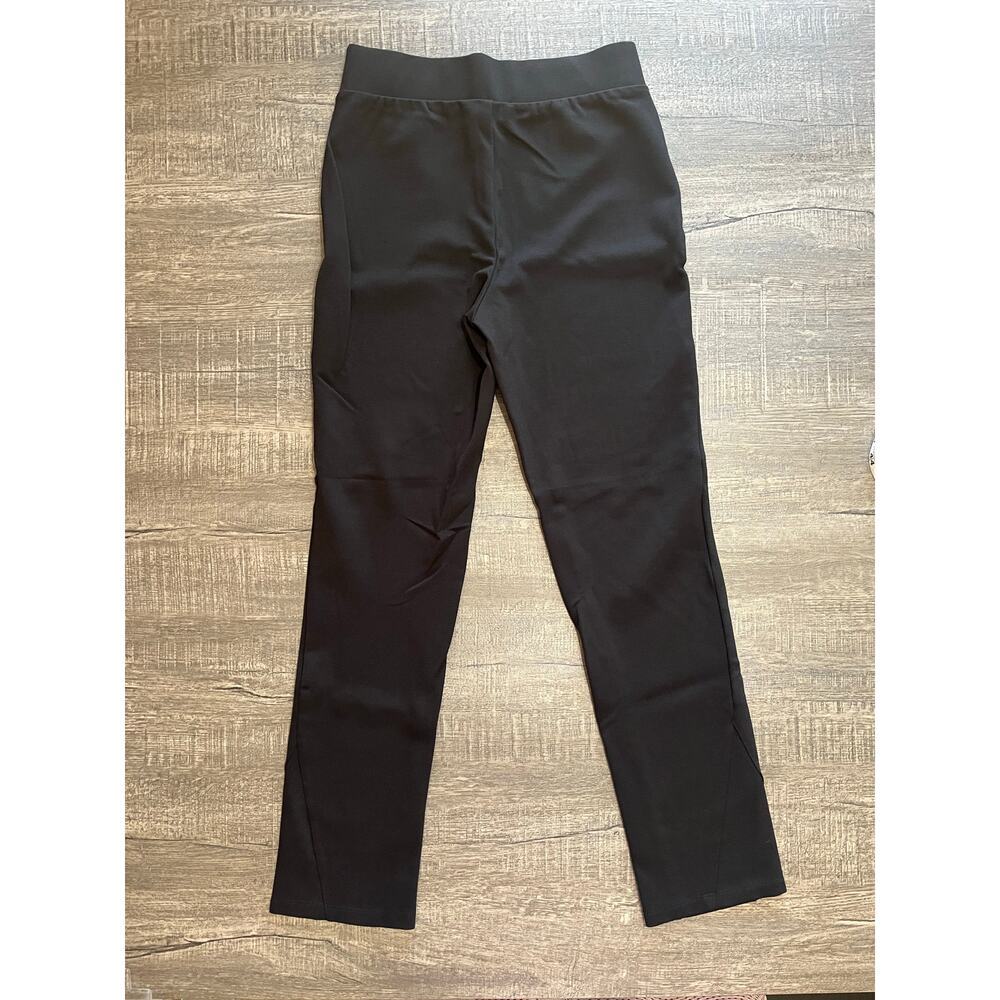 LOGO by Lori Goldstein AnyWEAR Stretch Pants w/ Pockets, Black, Size XXS, 979756 - Picture 2 of 7